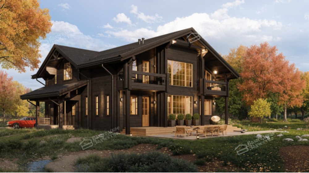 Дом из клееного бруса VZ-335