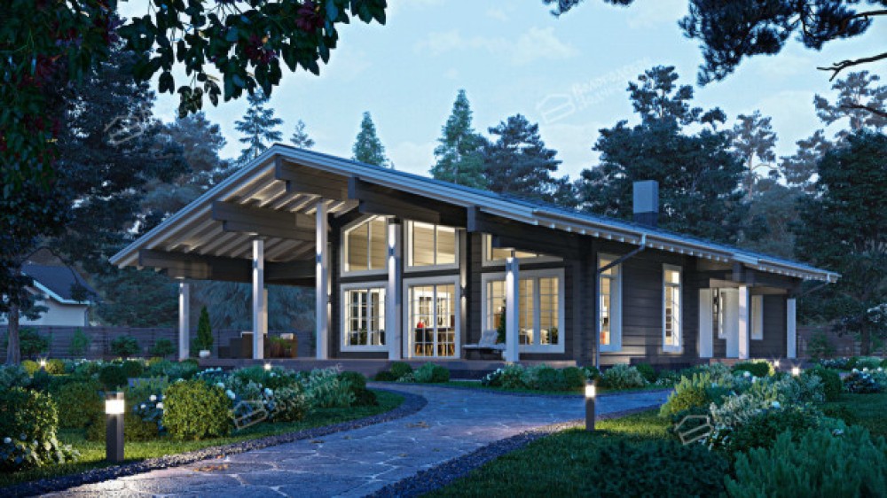 Дом из клееного бруса VZ-356