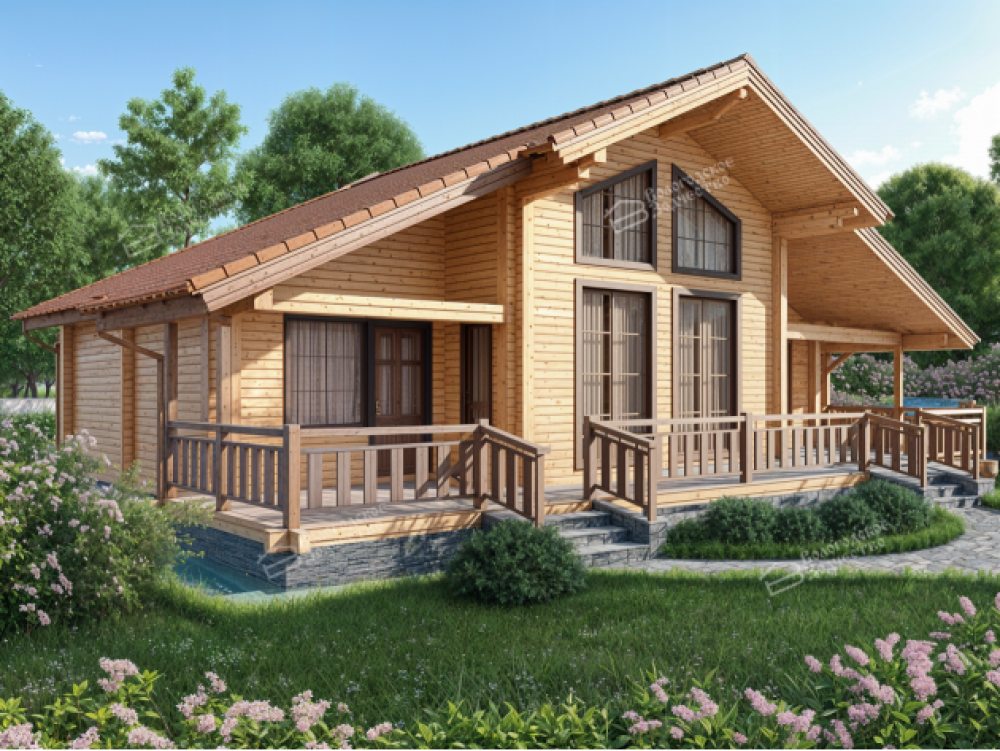 Дом из клееного бруса VZ-365