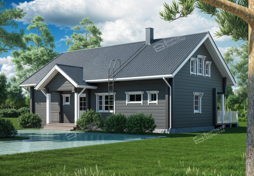 Дом из клееного бруса VZ-369