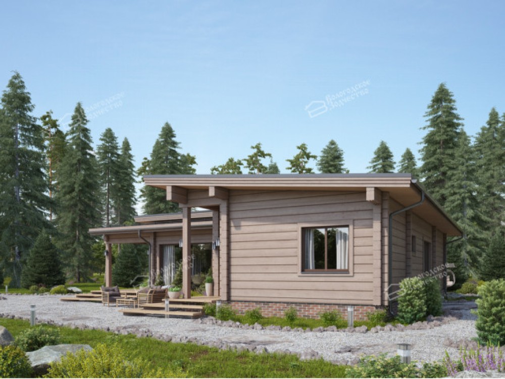 Дом из клееного бруса VZ-373