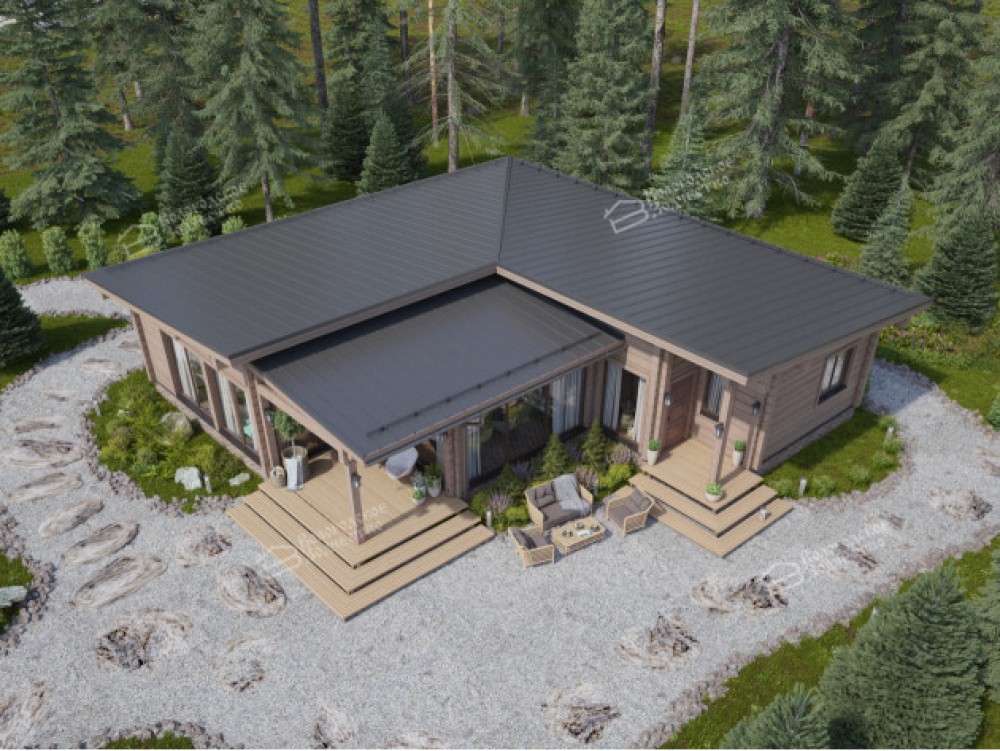 Дом из клееного бруса VZ-373