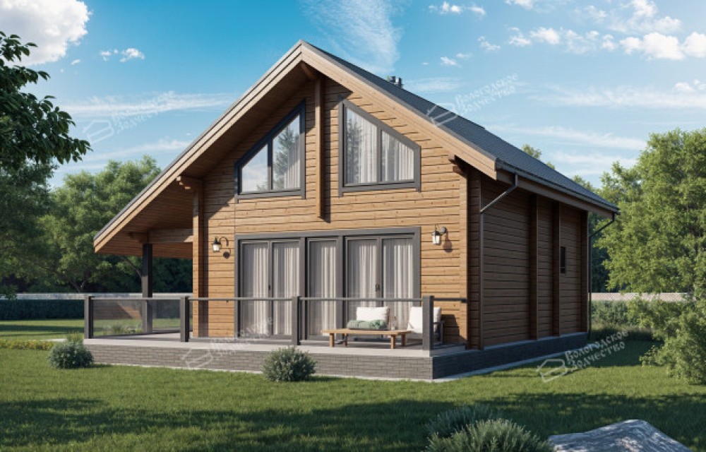 Дом из клееного бруса VZ-392 