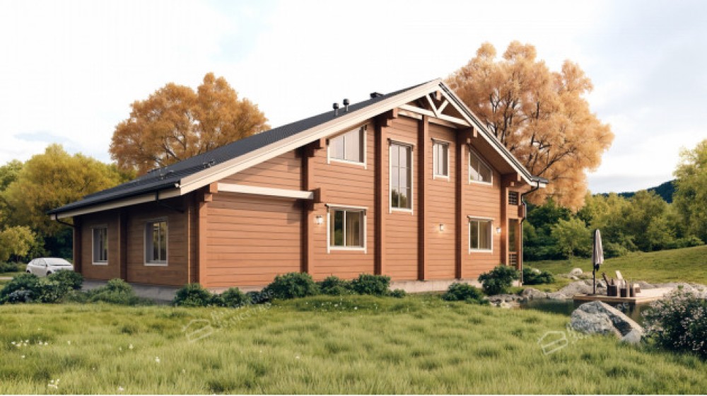 Дом из клееного бруса VZ-393