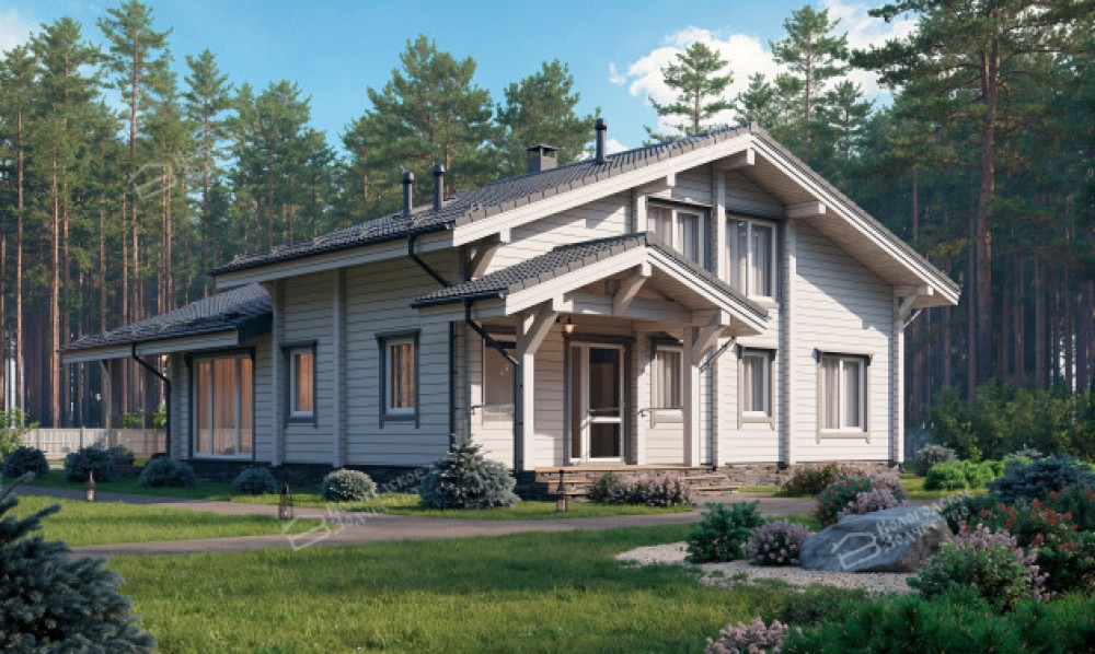 Дом из клееного бруса VZ-401