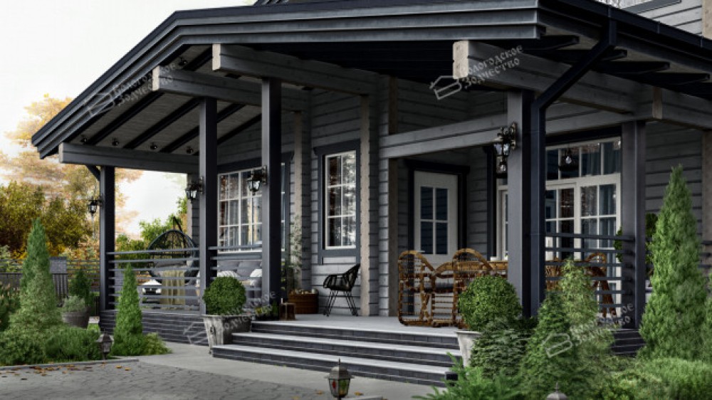 Дом из клееного бруса VZ-406 