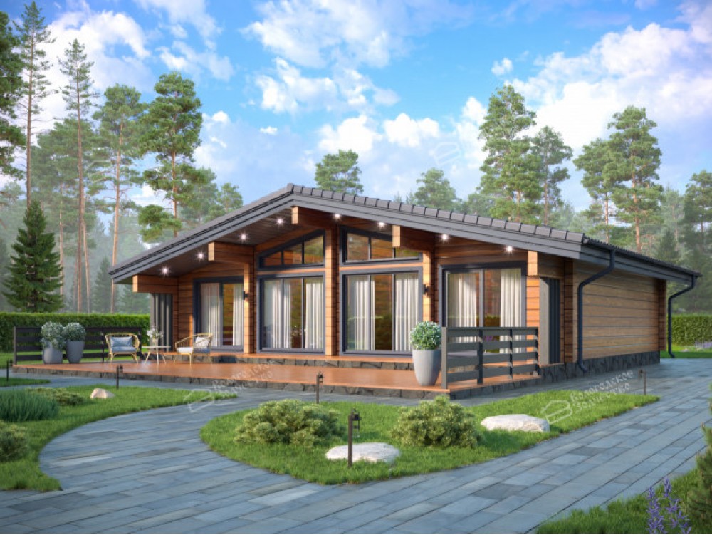 Дом из клееного бруса VZ-431 