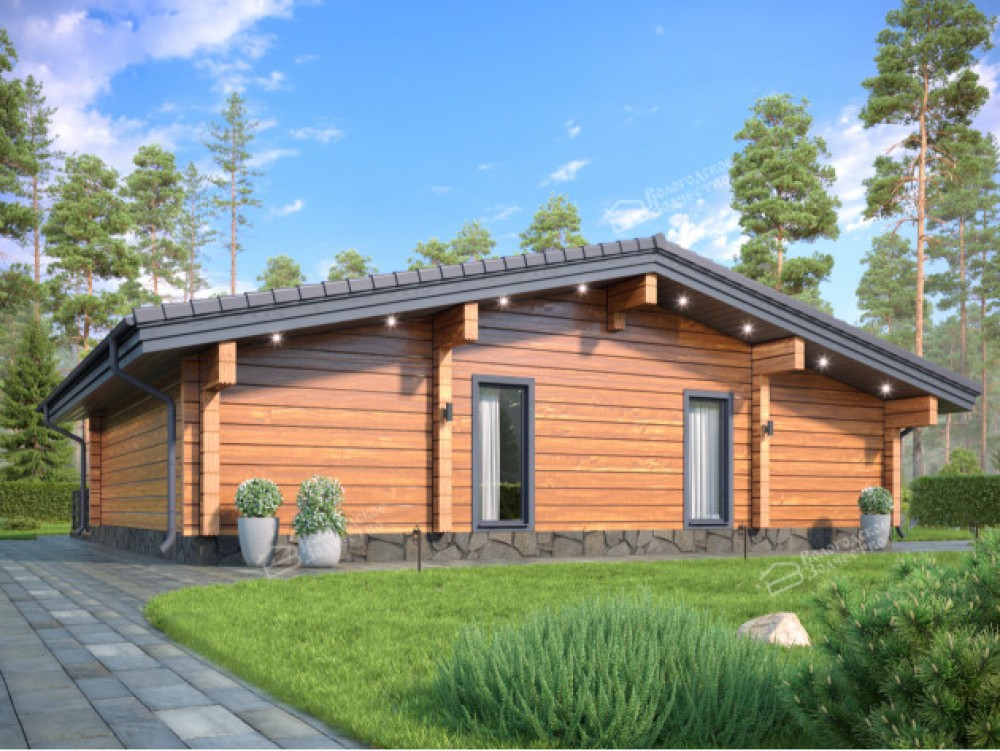 Дом из клееного бруса VZ-431 