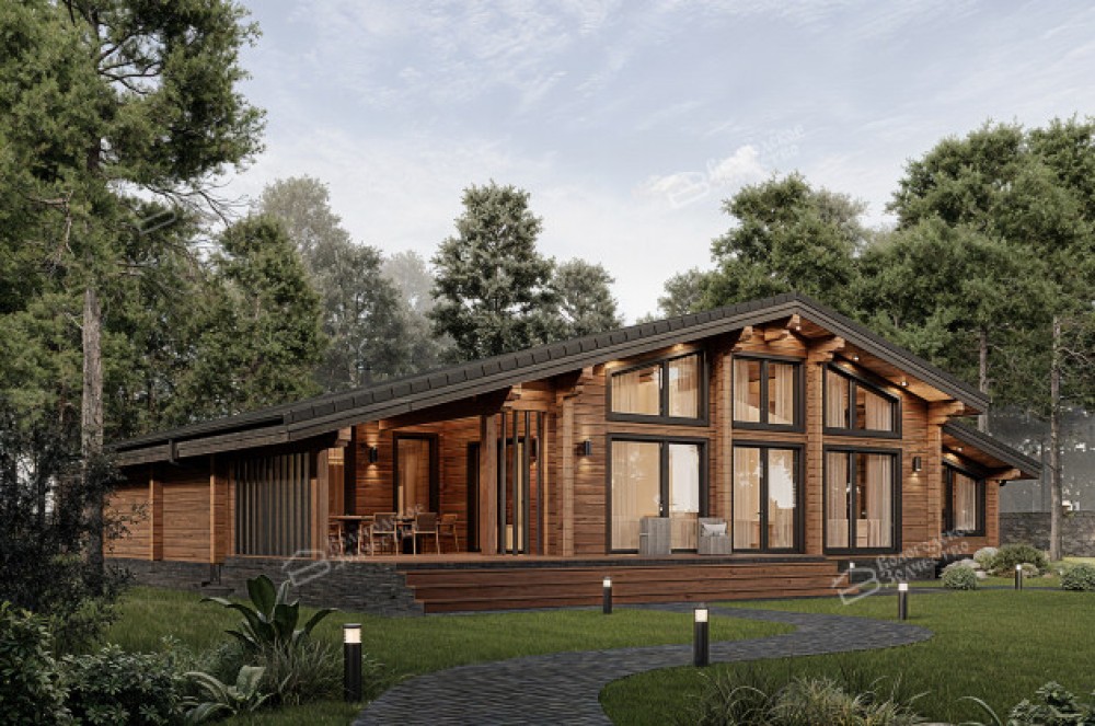 Дом из клееного бруса VZ-463