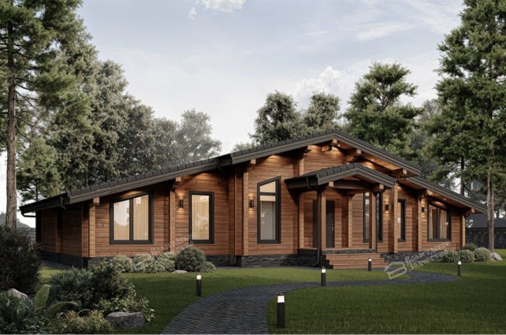 Дом из клееного бруса VZ-463