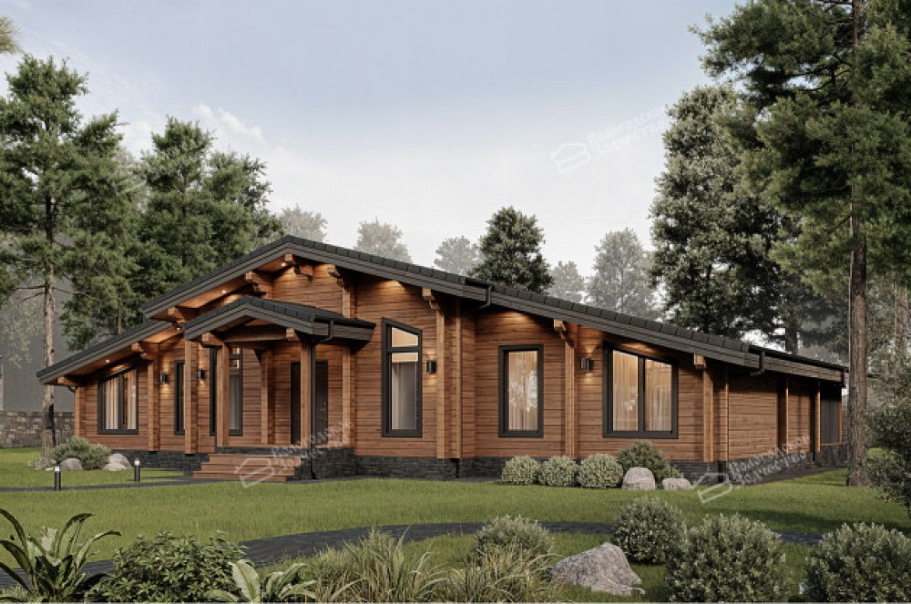 Дом из клееного бруса VZ-463