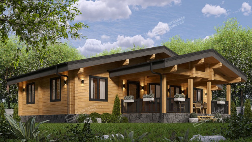 Дом из клееного бруса VZ-463