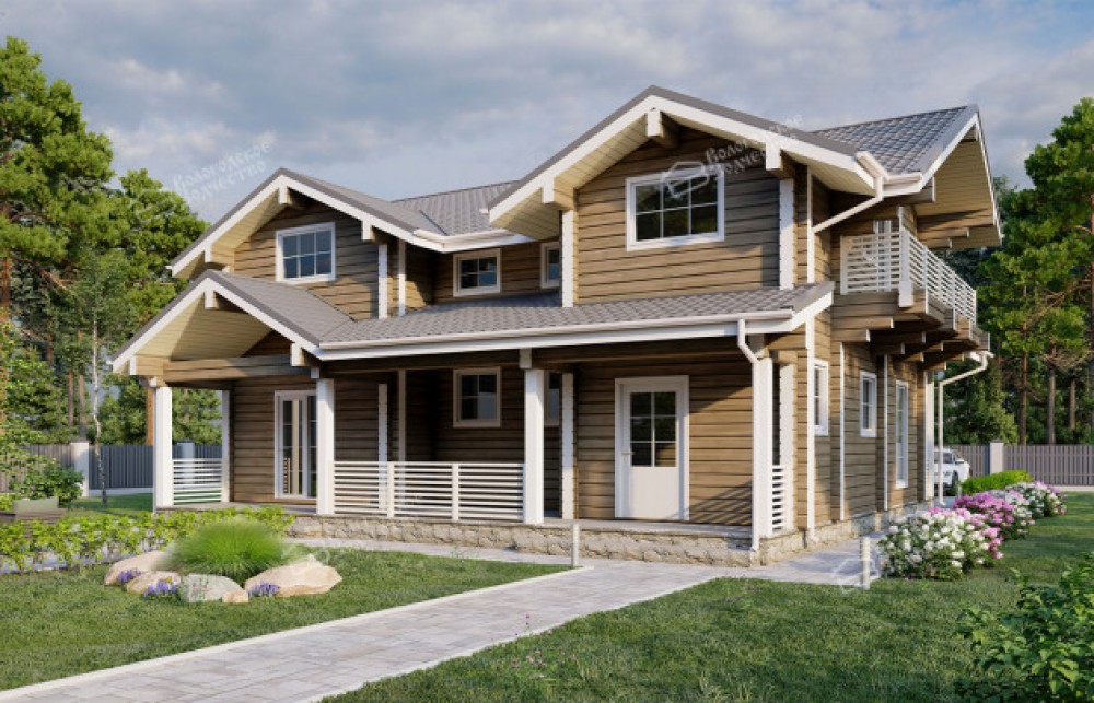 Дом из клееного бруса VZ-391