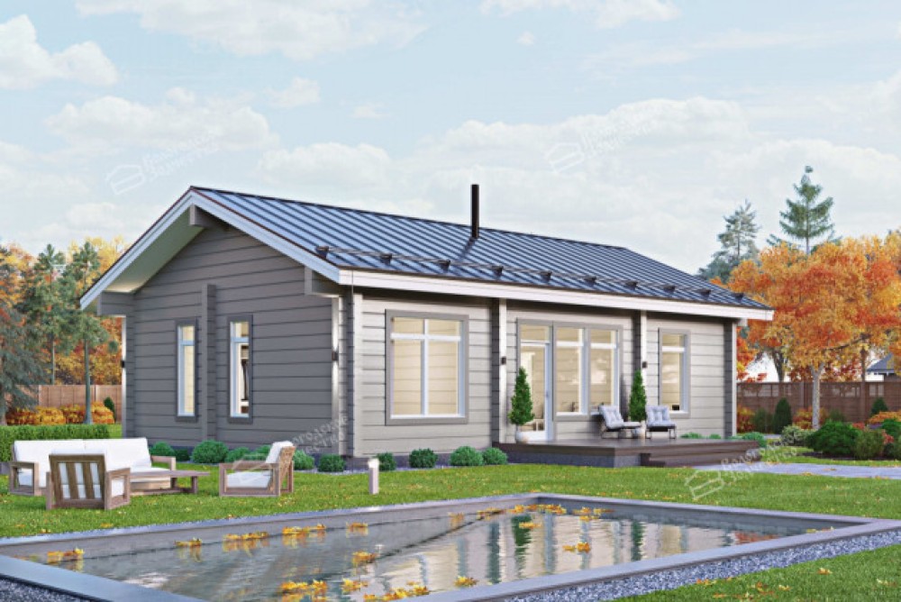 Дом из клееного бруса VZ-349