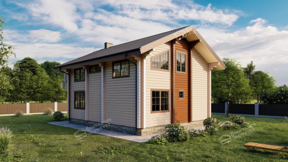 Дом из клееного бруса VZ-382