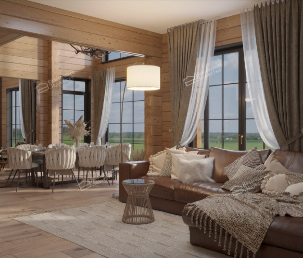 Дом из клееного бруса VZ-348