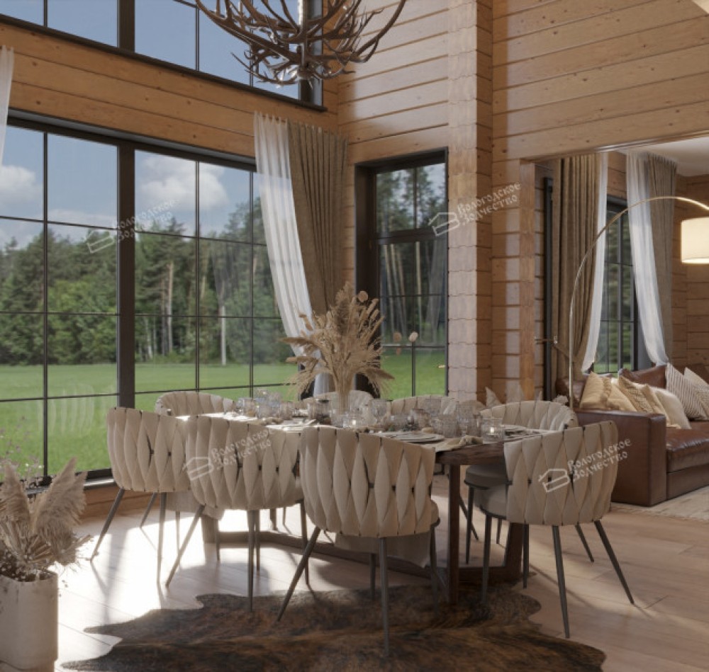 Дом из клееного бруса VZ-348