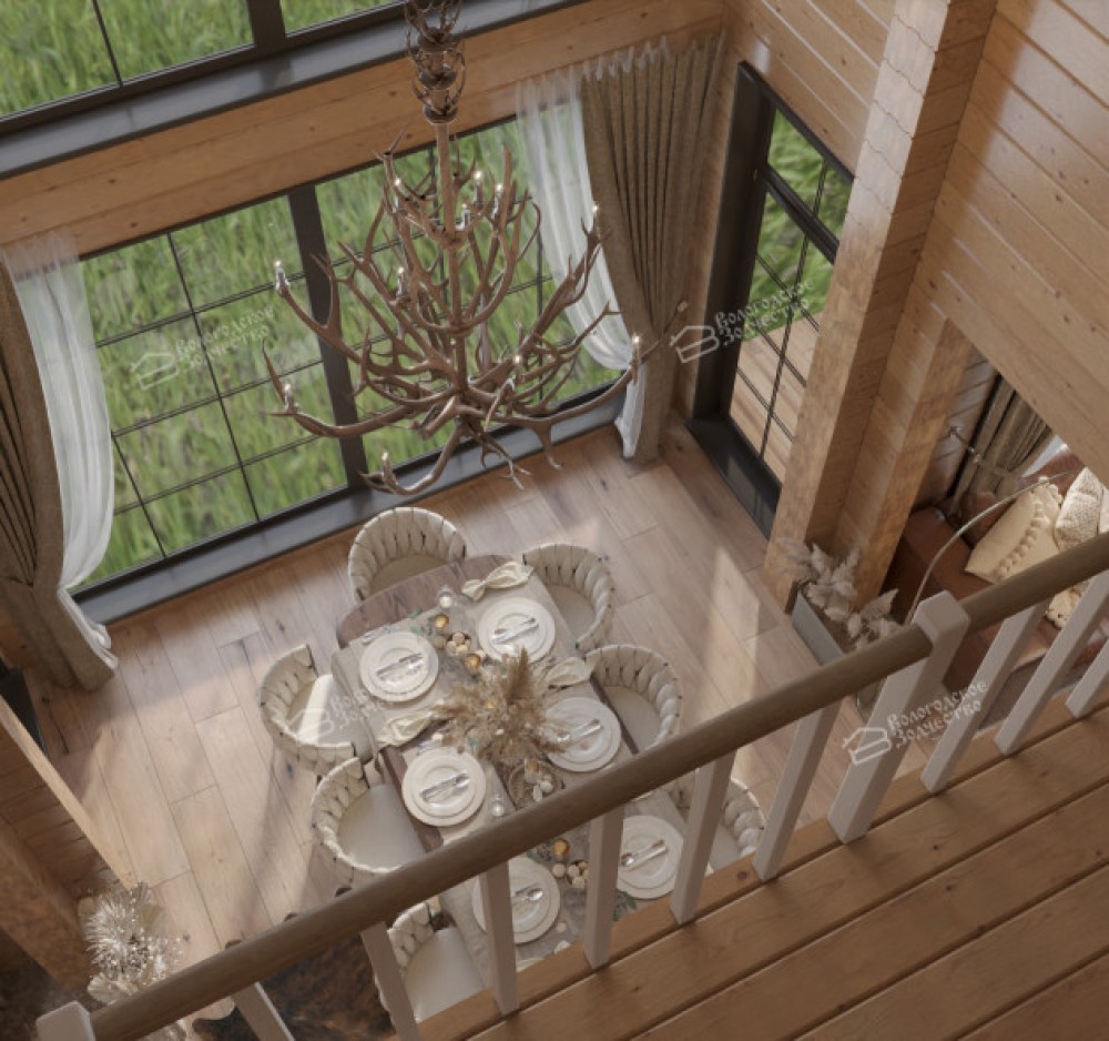 Дом из клееного бруса VZ-348