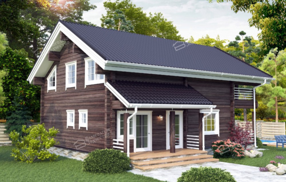 Дом из клееного бруса VZ-327