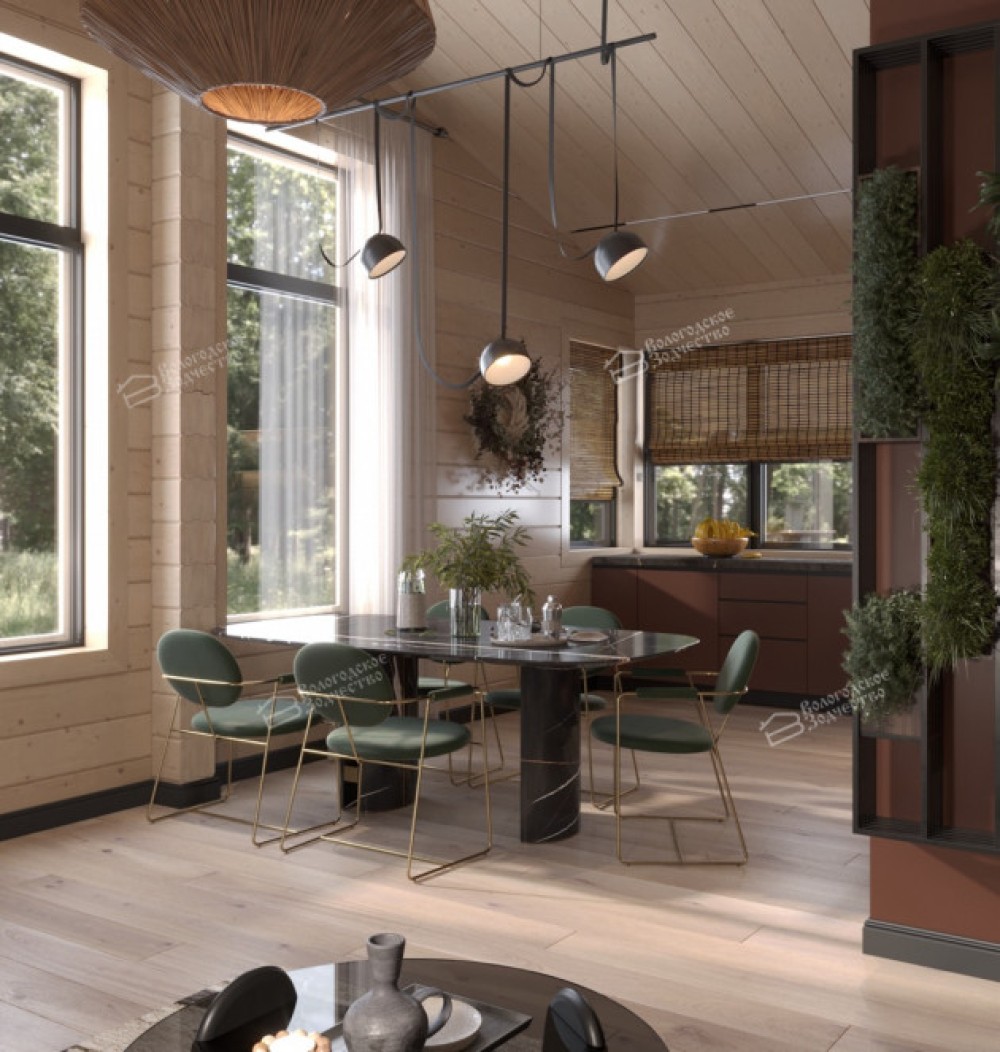 Дом из клееного бруса VZ-431 