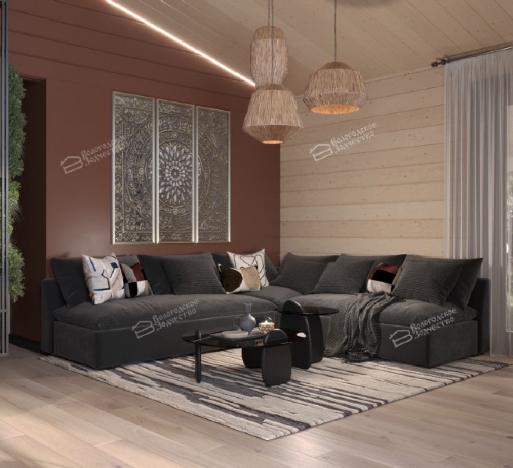 Дом из клееного бруса VZ-431 