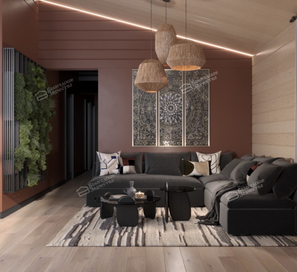 Дом из клееного бруса VZ-431 