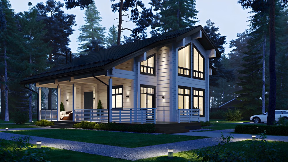 Дом из клееного бруса VZ-463