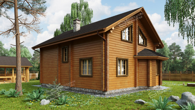 Дом из клееного бруса VZ-371