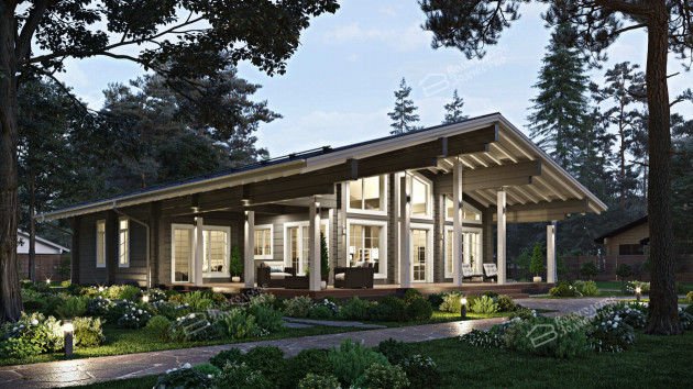 Дом из клееного бруса VZ-356