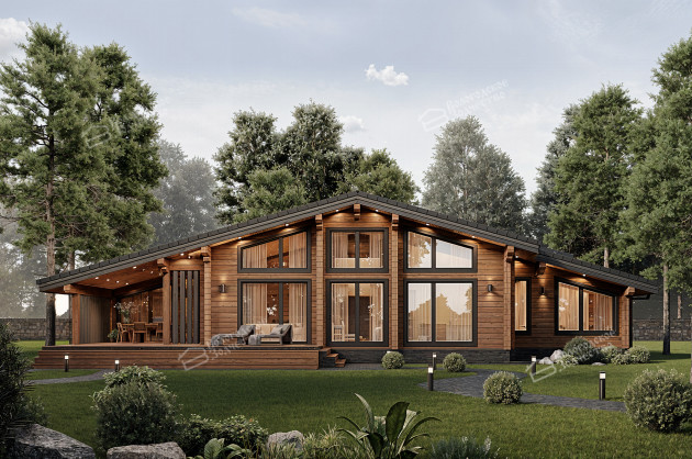 Дом из клееного бруса VZ-463