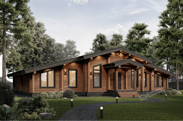 Дом из клееного бруса VZ-463