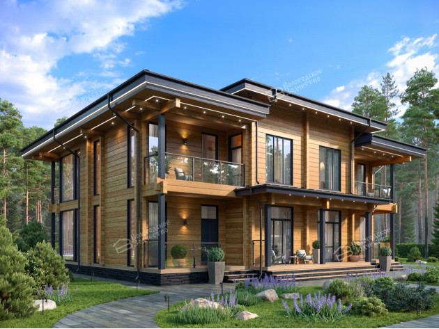 Дом из клееного бруса VZ-472  