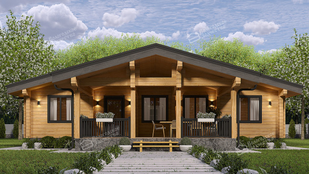 Дом из клееного бруса VZ-463