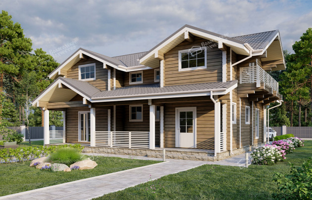 Дом из клееного бруса VZ-391