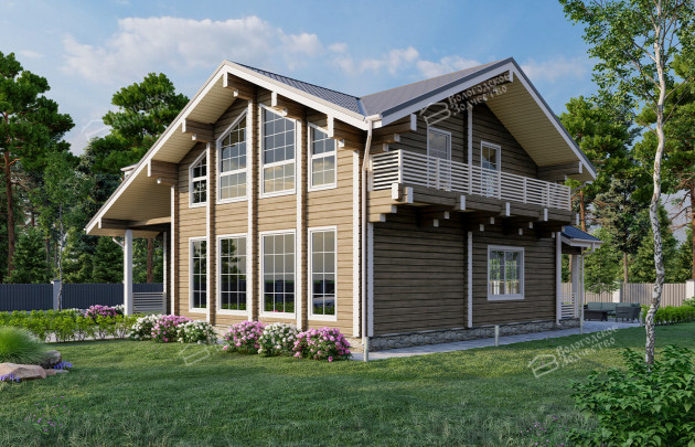 Дом из клееного бруса VZ-391