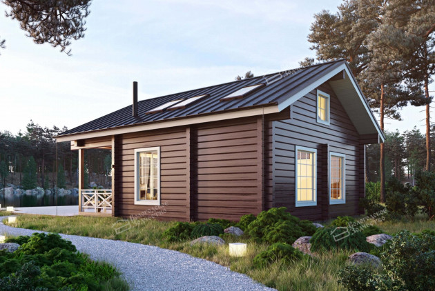 Дом из клееного бруса VZ-346