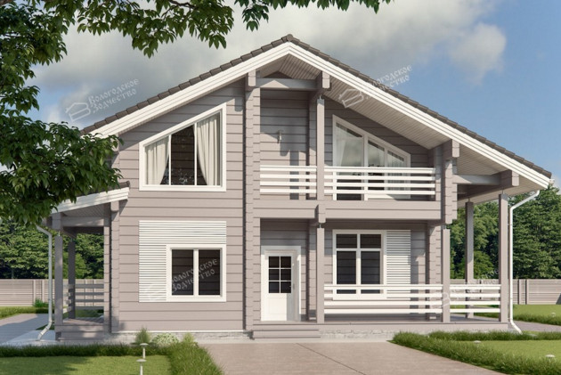 Дом из клееного бруса VZ-361