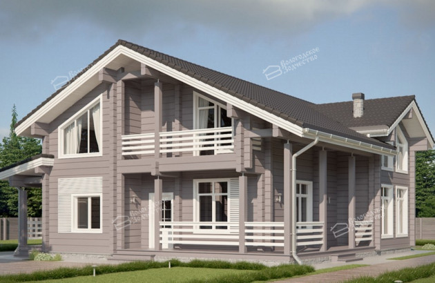 Дом из клееного бруса VZ-361